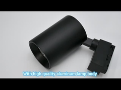 एंटी ग्लेयर COB ट्रैक लाइट क्लोथिंग स्टोर 2 वायर एंबेडेड LED स्पॉटलाइट