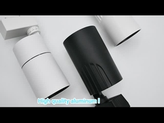 एल्युमिनियम + प्लास्टिक ब्लैक सरफेस ट्रैक लाइट कोब 24W फास्ट हीट डिससीपेशन