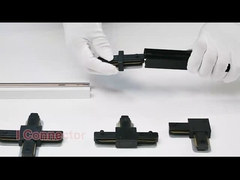 फ्लैट कॉपर 2 वायर सरफेस माउंटेड ट्रैक रेल 1m सिस्टम 1.5m 2m