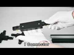 एल्युमिनियम कॉपर कोर ब्लैक थिकेन एलईडी ट्रैक रेल सरफेस माउंटेड थ्री वायर