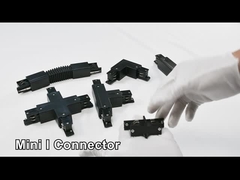 स्क्वायर ट्रैक लाइटिंग रेल सिस्टम 4 वायर थ्री सर्किट सीलिंग लाइट रेल सिस्टम