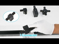 ब्रिज सस्पेंशन वायर सस्पेंशन 2 वायर ट्रैक रेल सिस्टम एल्युमिनियम