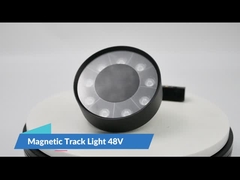 9w राउंड मैग्नेटिक ट्रैक स्पॉटलाइट लिविंग रूम होम लाइटिंग ग्रिल लैंप
