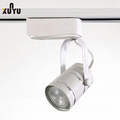 220V Gu10 ट्रैक लाइट फिक्स्चर 100 एलएम / डब्ल्यू ट्रैक लाइट हाउसिंग