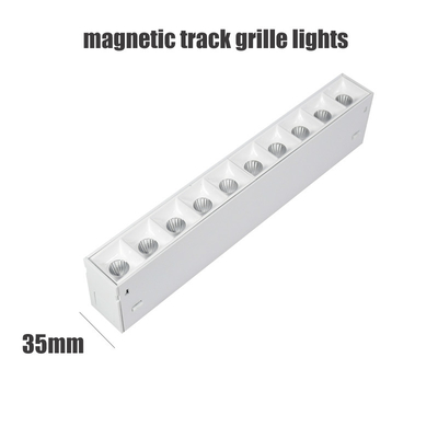 220v 35mm ट्रैक लाइट चुंबकीय 8w 16w 24w एलईडी रैखिक स्पॉटलाइट