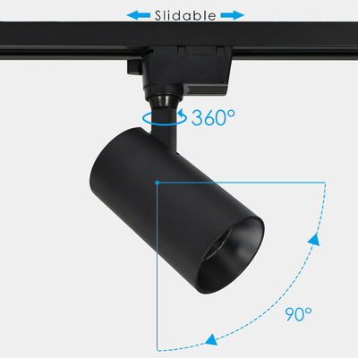 वाणिज्यिक सुपरमार्केट के लिए एलईडी ट्रैक लाइट 12w / 24w / 32w